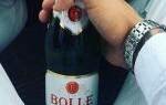 Шампанское Болле (Bolle): описание, история и виды марки