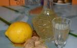 Рецепт имбирной настойки на самогоне, водке, спирте